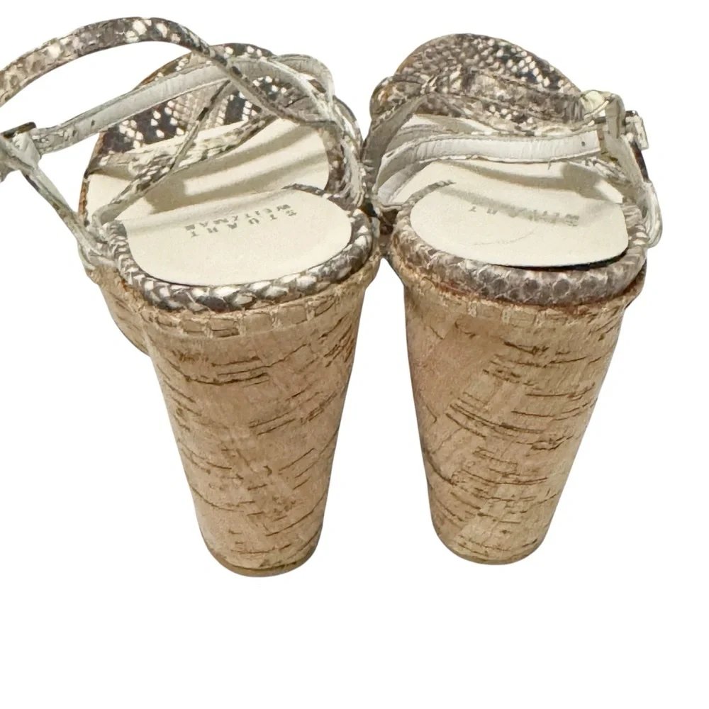 Stuart Weitzman Acrobat Roccia Serpent Wedge 8.5 - Picture 9 of 16